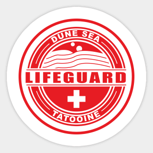 Dune Sea Lifeguard  Red [Normal] Sticker